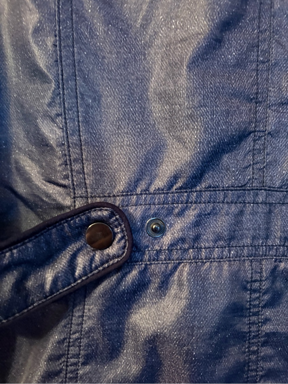 Tristan Navy Shimmer Utility Jacket - Picture 10 of 11